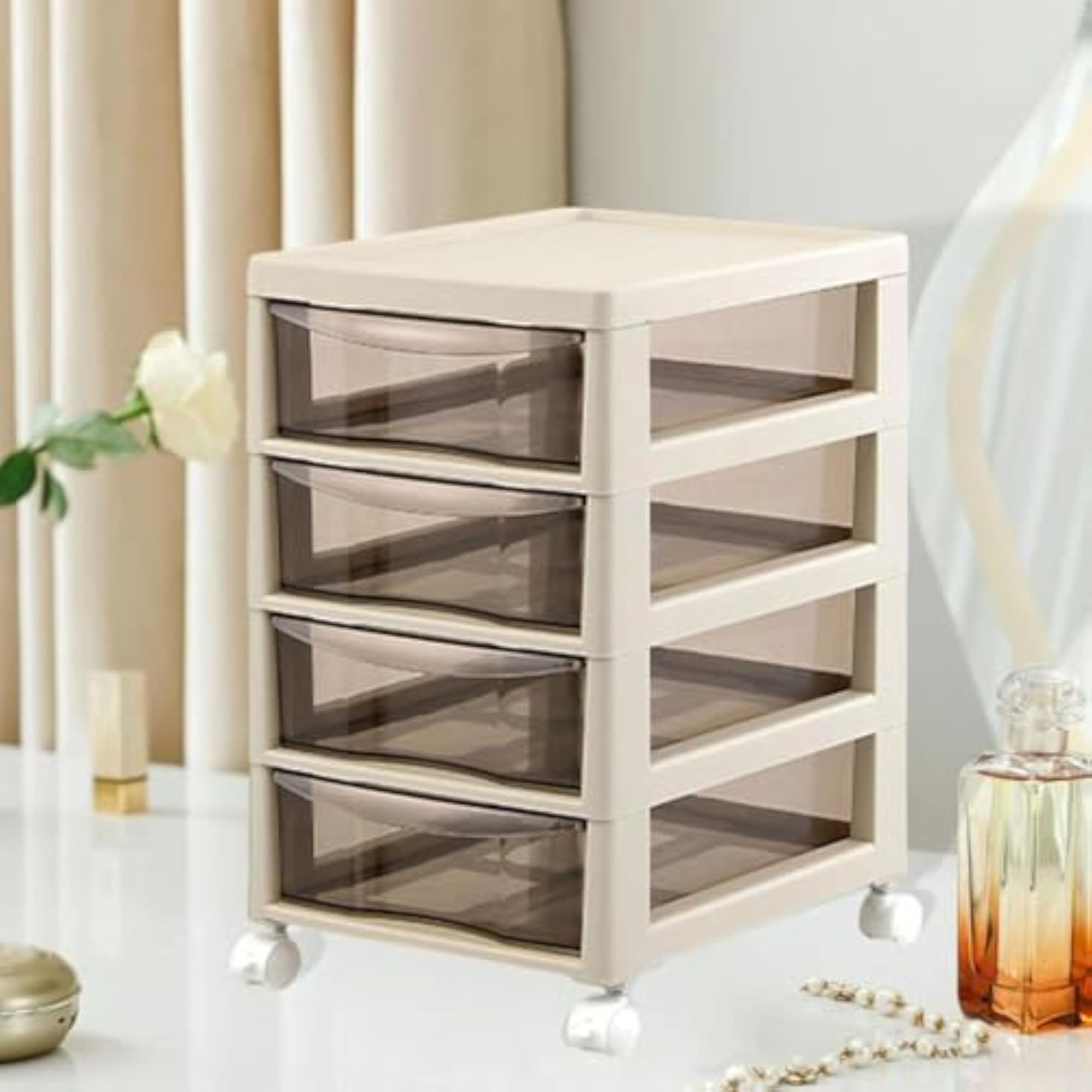 Makeup Organizer with Drawers for Lipstick & Skincare Accessories